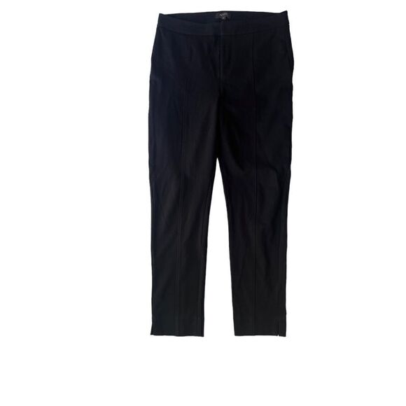 NYDJ Women's Betty Ankle High Rise Pants in Ponte Knit Black M11Z1814  sz 10 - Picture 4 of 14